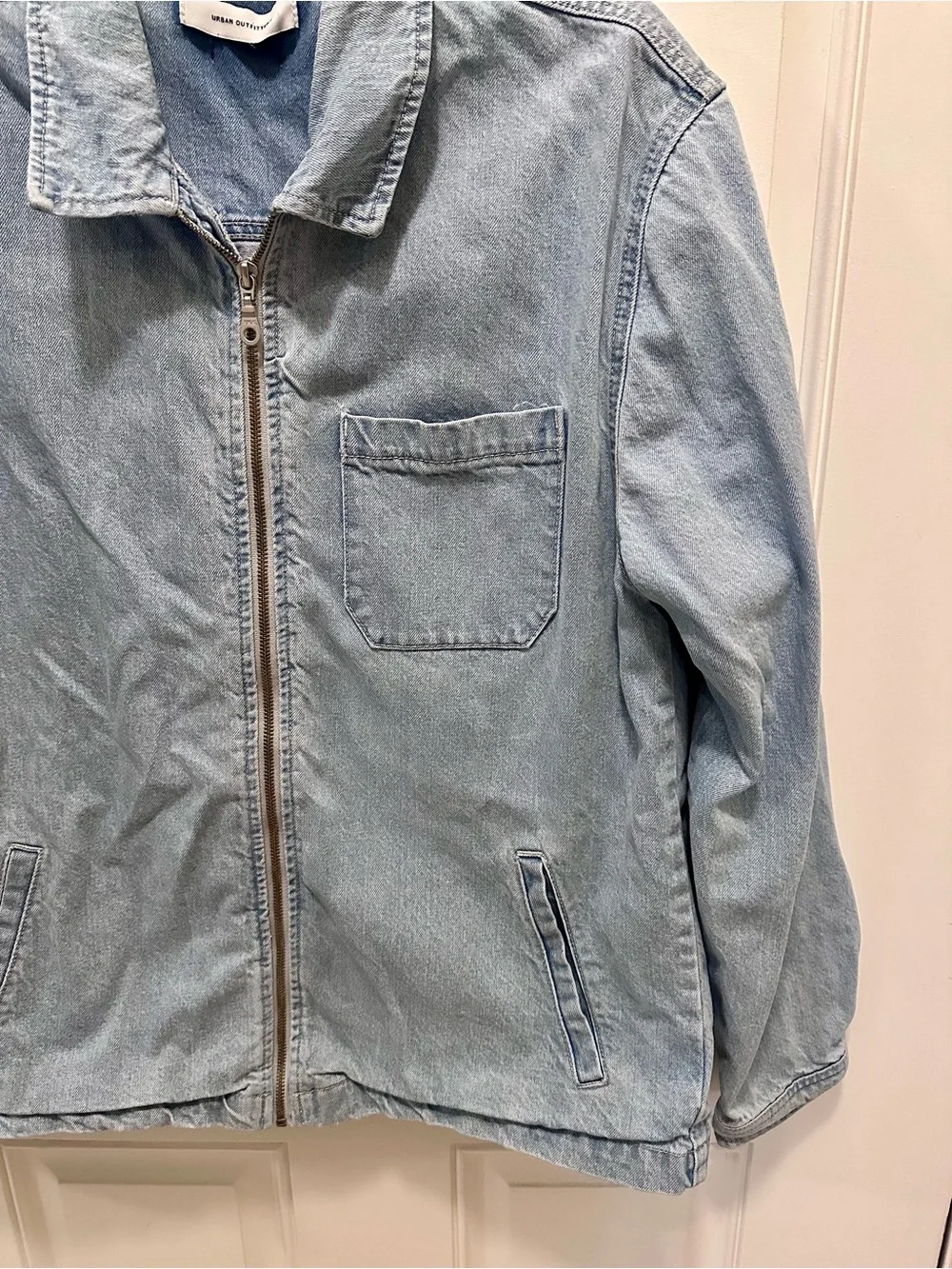 Urban Outfitters Denim Zip Overshirt Jacket – Size Large